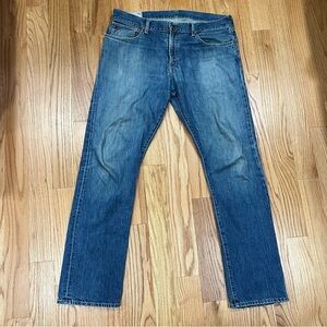 Polo Ralph Lauren Hampton Straight Denim Blue Jeans Men Size 36 x 34